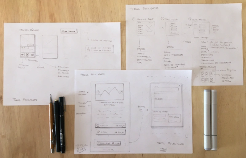 Some interface sketches and notes.